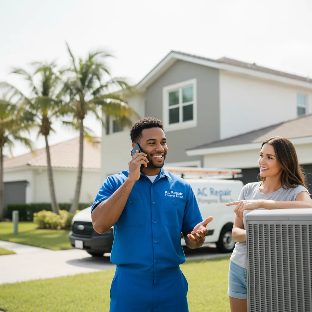 AC Repair Pompano Beach customer support in Java